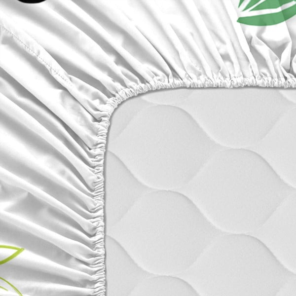 Otroška bombažna rjuha Moshi Moshi Panda, 60 x 120 cm-image-2