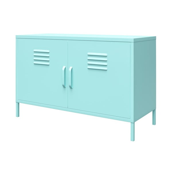 Svetlo modra kovinska omarica 100x64 cm Cache - Novogratz-image-2