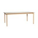 Jedilna miza iz masivnega hrasta 107x190 cm Oblique – Hübsch