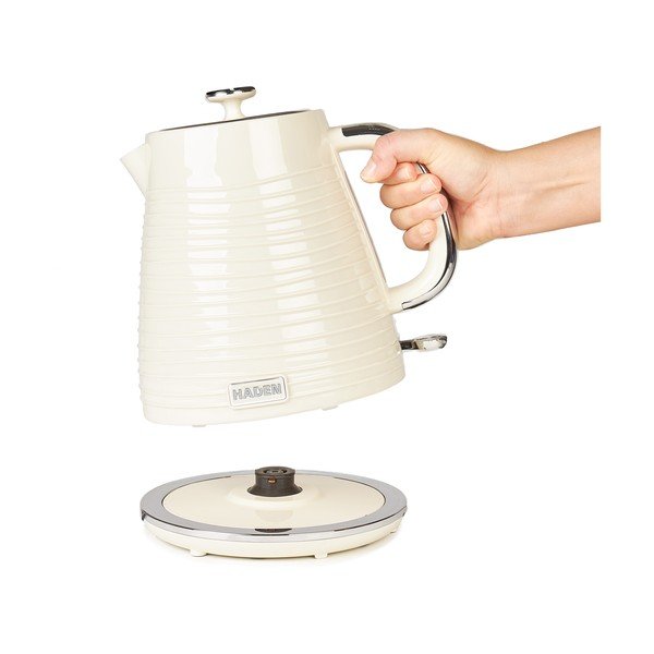 Kremno bel plastičen grelnik vode 1,7 l Devon – Haden-image-3