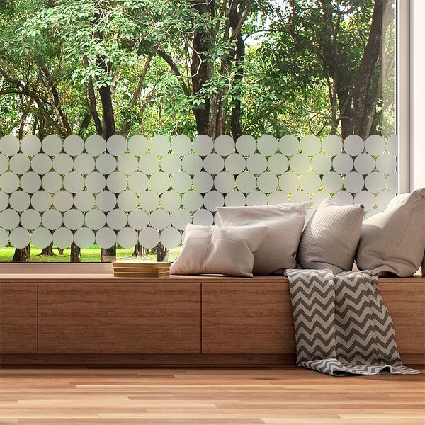 Okenske nalepke v kompletu 50 ks 10x10 cm Clackout Circle – Ambiance-image-1