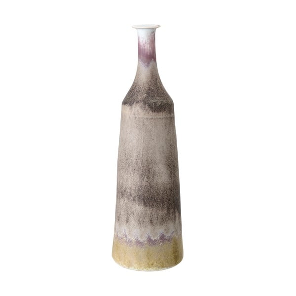 Siva glinena vaza Bloomingville Rille, višina 40 cm