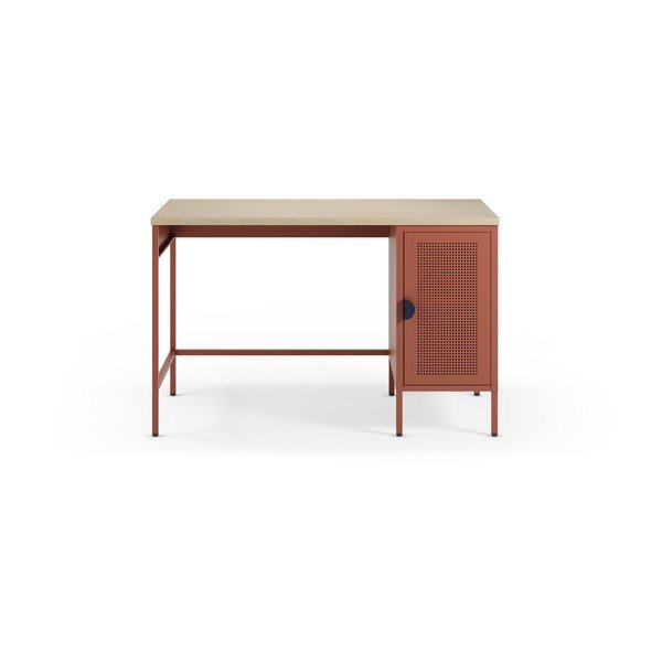 Pisalna miza z mizno ploščo v hrastovem dekorju 60x120 cm Sayla – Marckeric-image-4