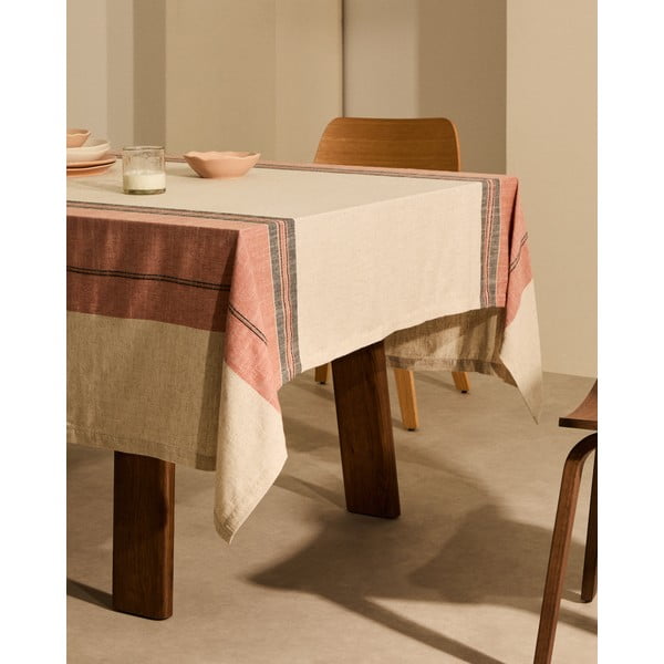 Namizni prt iz mešanice lana 170x250 cm Veliat – Kave Home-image-4