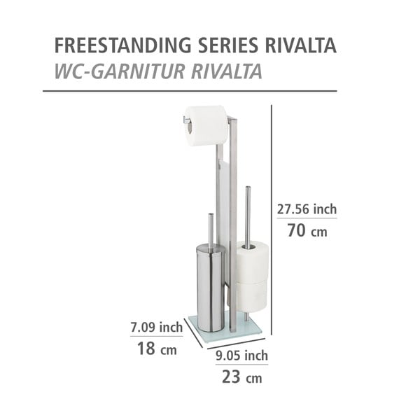 Stojalo za toaletni papir s straniščno krtačo Wenko Rivalta-image-4