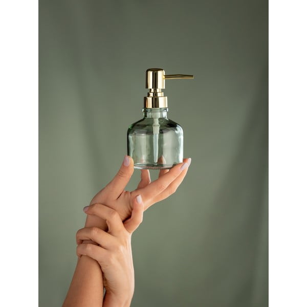 Mentolno zelen steklen dozirnik za milo 200 ml Atessa – Wenko-image-1