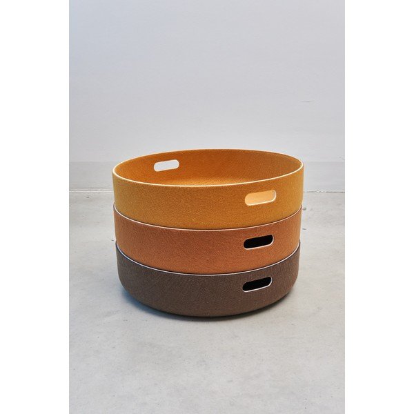 Tekstilna košara za shranjevanje ø 46x12 cm Cesto Saffron – MiaCara-image-3