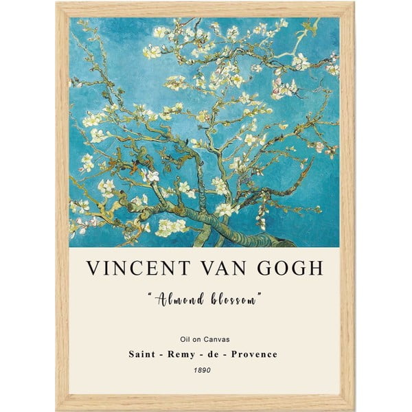 Plakat z okvirjem 55x75 cm Vincent van Gogh – Wallity