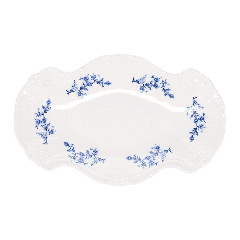 Servirni porcelanast pladenj ø 16 cm Retro