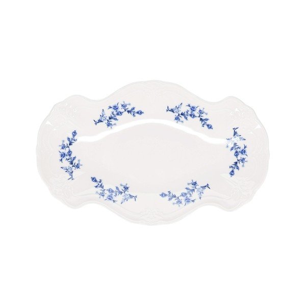 Servirni porcelanast pladenj ø 16 cm Retro – BonBistro