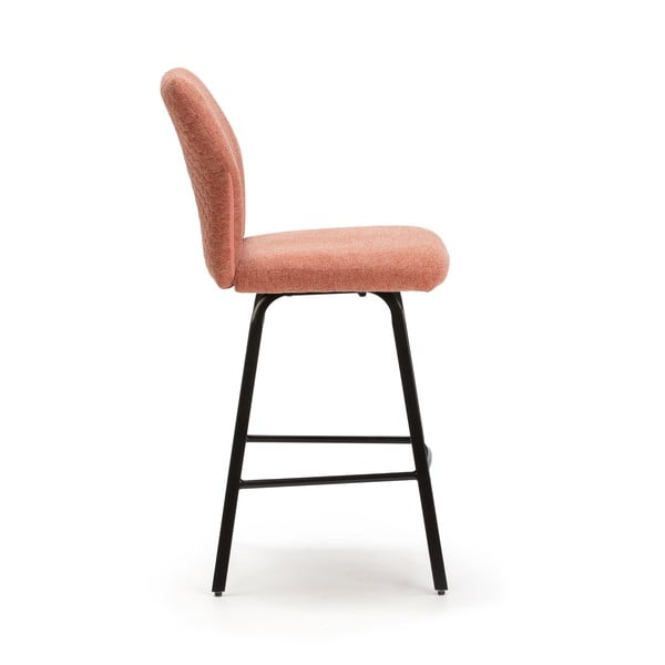 Rožnato-oranžni barski stoli v kompletu 4 ks 65 cm Bei – Marckeric-image-3