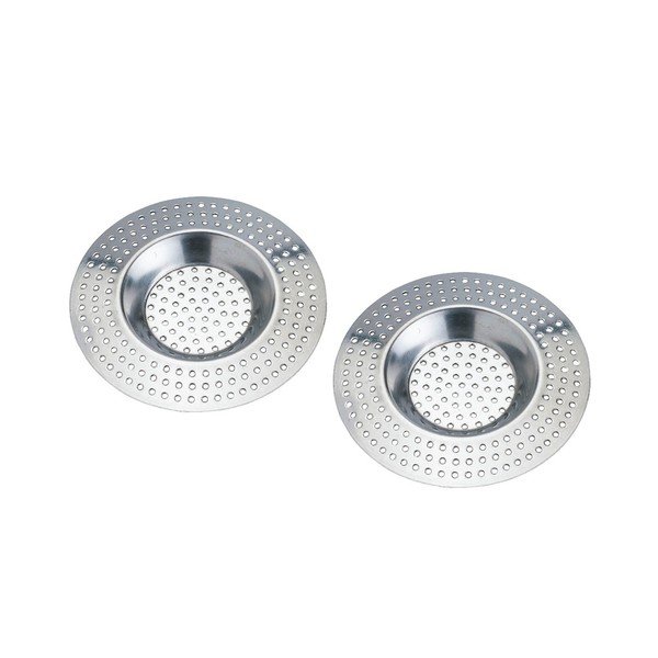 Komplet 2 mrežic za odtoke v srebrni barvi Wenko Hair Retention Sieve-image-1