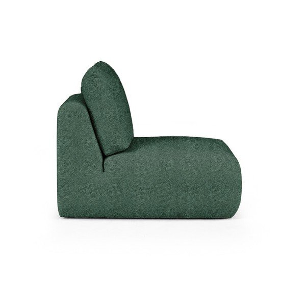 Zelen fotelj iz tkanine bouclé Mirel – Rodier-image-3