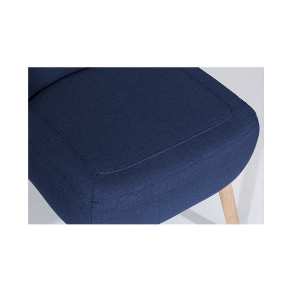 Temno moder fotelj Max Winzer Sari-image-4