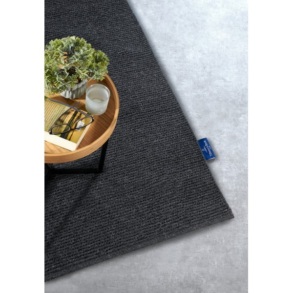 Temno siv ročno tkan volnen tekač 80x200 cm Francois – Villeroy&Boch-image-2