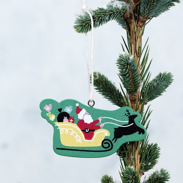 Lesen okrasek za božično drevo Sleigh-image-1