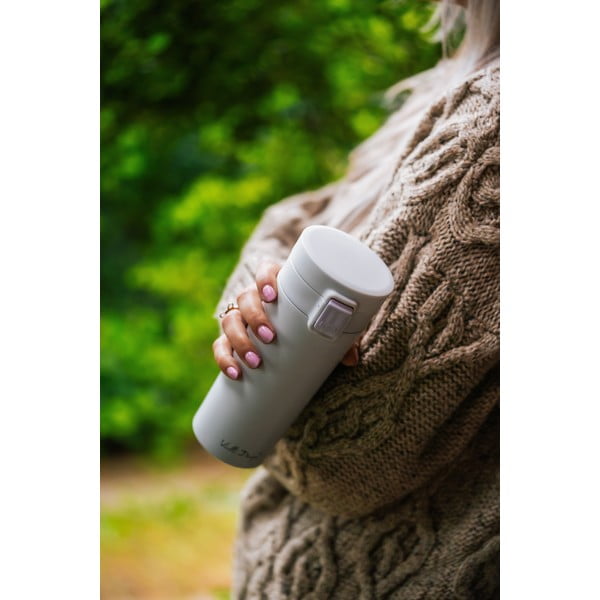 Bela potovalna termo skodelica Vialli Design Fuori, 400 ml-image-4