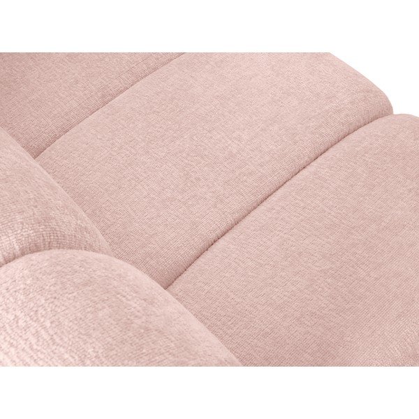 Rožnata modularna sedežna garnitura (desni kot) Lupine – Micadoni Home-image-1