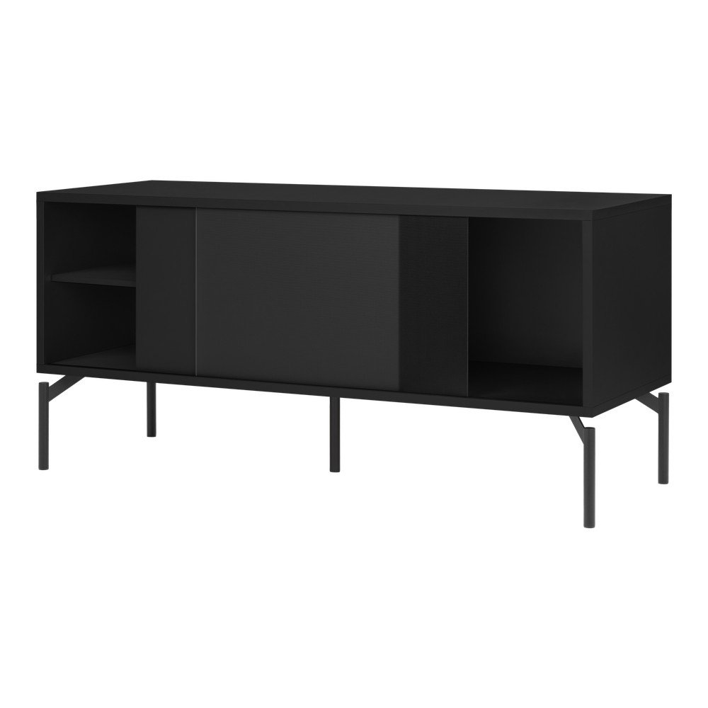 Črna TV omarica Met Mini