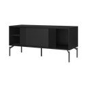 Črna TV omarica 116x55x42 cm Met Mini – noo.ma