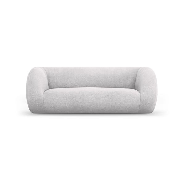 Svetlo siva sedežna garnitura iz tkanine bouclé 210 cm Essen – Cosmopolitan Design
