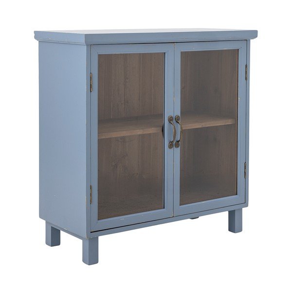 Modra vitrina 80x80x35 cm Hazem – Bloomingville