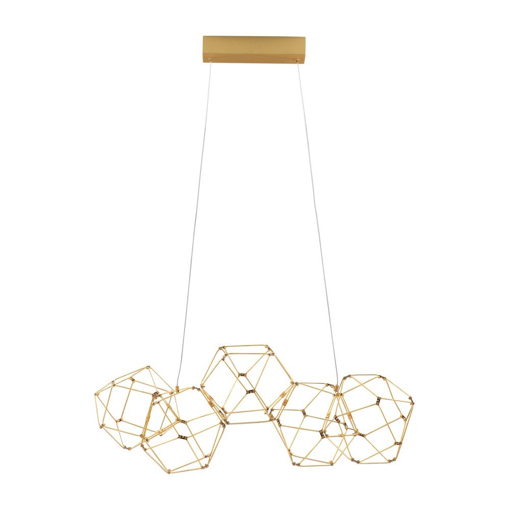Aluminijasta LED viseča svetilka v barvi Nebula