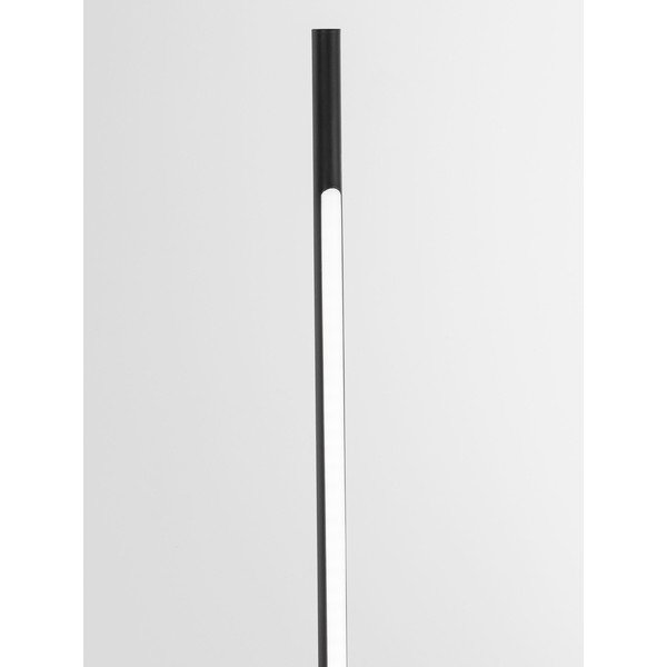 Črna kovinska LED stoječa svetilka s senčilom iz akrilnega stekla (višina 140 cm) Raccio – Nova Luce-image-3