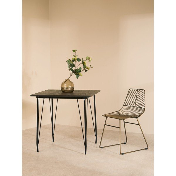 Jedilna miza iz masivnega bresta ø 80 cm District – Premier Housewares-image-1