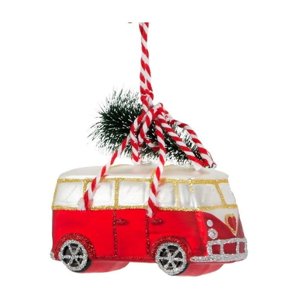 Steklen okrasek za jelko Coming Home For Xmas – Sass & Belle