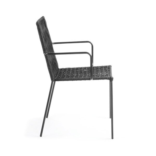 Komplet 4 temno sivih stolov La Forma Bettie-image-1
