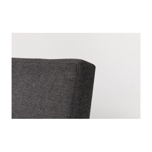 Temno siva raztegljiva zofa s sivimi nogami Debut Ozzie-image-3