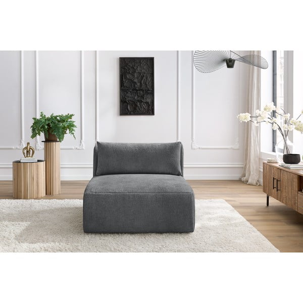 Siv kavč modul Jeanne - Bobochic Paris-image-1