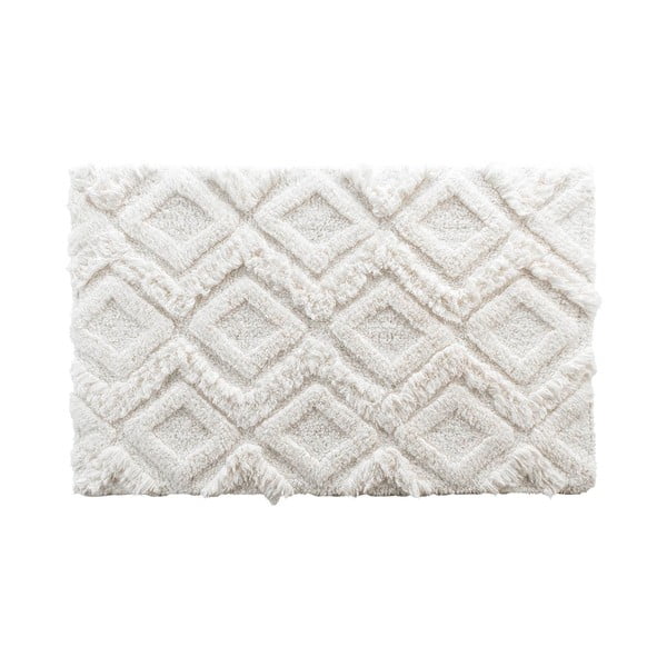 Bela kopalniška preproga 50x80 cm Ikatis – douceur d'intérieur