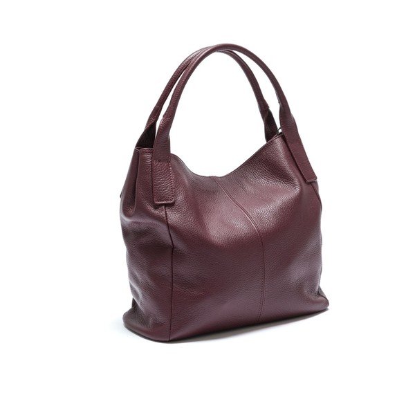 Bordo usnjena torbica Anna Luchini Francesca-image-1