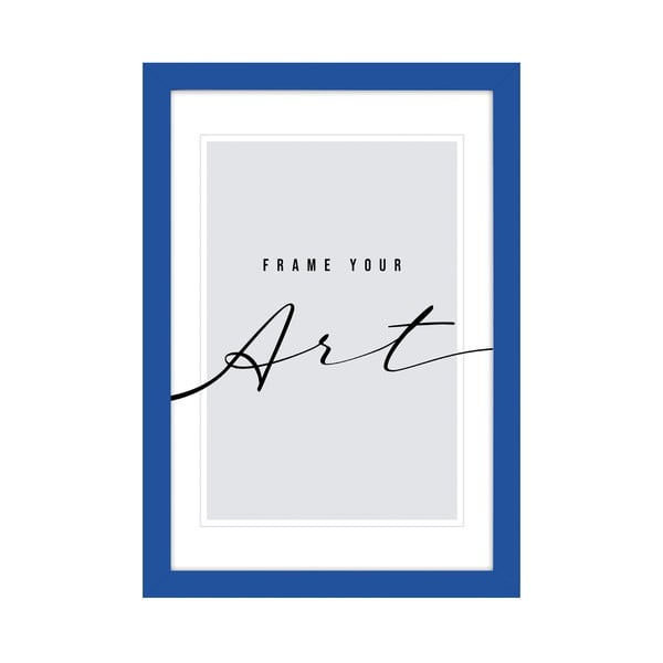 Temno moder stoječ/stenski okvir 12x17 cm – knor-image-1