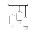 Plastični okrasni cvetlični lonci v kompletu 3 ks za zelišča/viseči ø 7,5 cm Triflora – Umbra