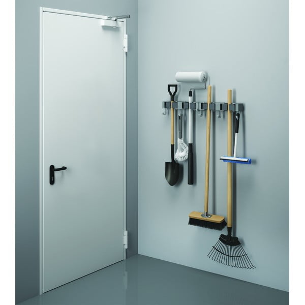 Stenski nosilci za metlo in mop v kompletu 2 kos - Metaltex-image-1