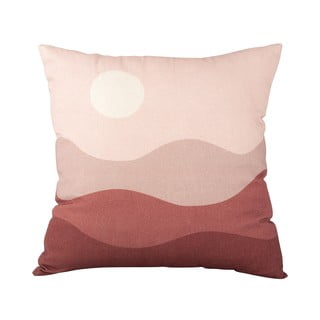 Roza-rdeč bombažna okrasna blazina PT LIVING Pink Sunset, 45 x 45 cm