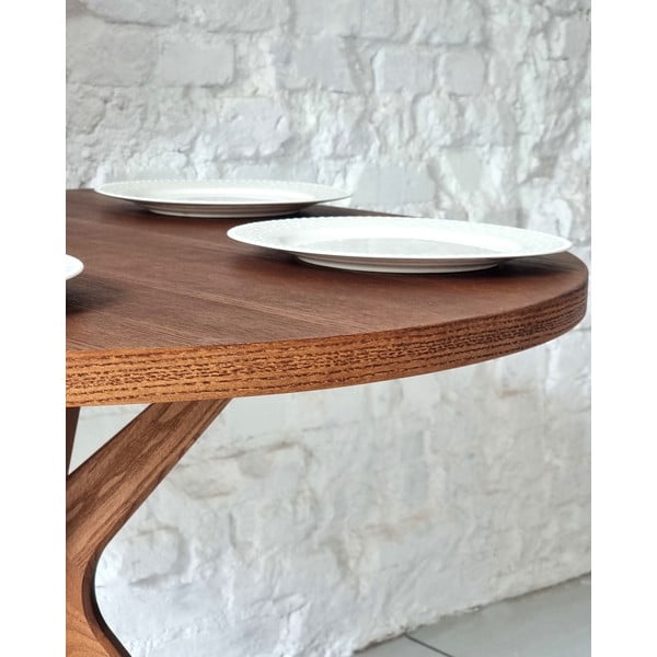 Jedilna miza v hrastovem dekorju 90x90 cm Jubi – Ragaba-image-4