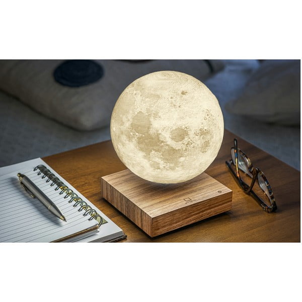 Rjava svetlobna dekoracija z vtikačem ø 12 cm Moon – Gingko-image-3