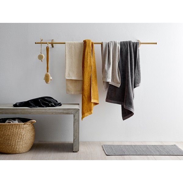 Siva bombažna kopalniška preproga Södahl, 50 x 80 cm-image-1