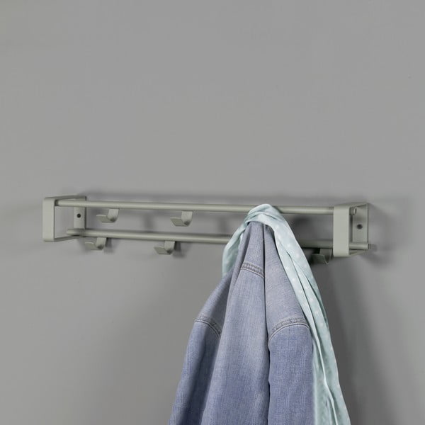 Prašno zelen kovinski stenski obešalnik 60 cm Rex – Spinder Design-image-4