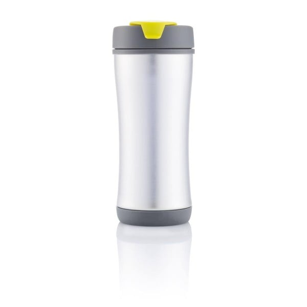 Potovalni vrč z zelenim pokrovom XD Design Boom Eco, 200 ml-image-1