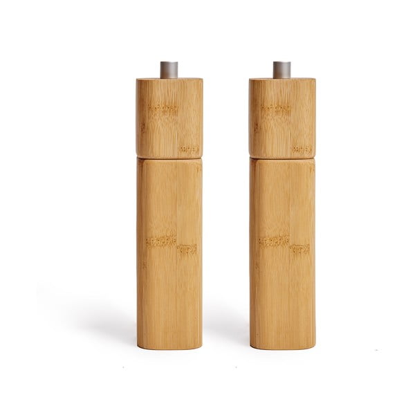 Bambusov komplet mlinčkov za poper in sol 2 ks – Bonami Essentials