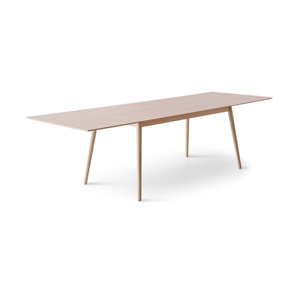 Raztegljiva jedilna miza z mizno ploščo v hrastovem dekorju v naravni barvi 100x210 cm Meza – Hammel Furniture-image-1