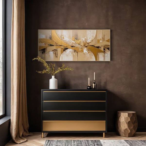 Slika 150x60 cm Gold Abstraction-image-1