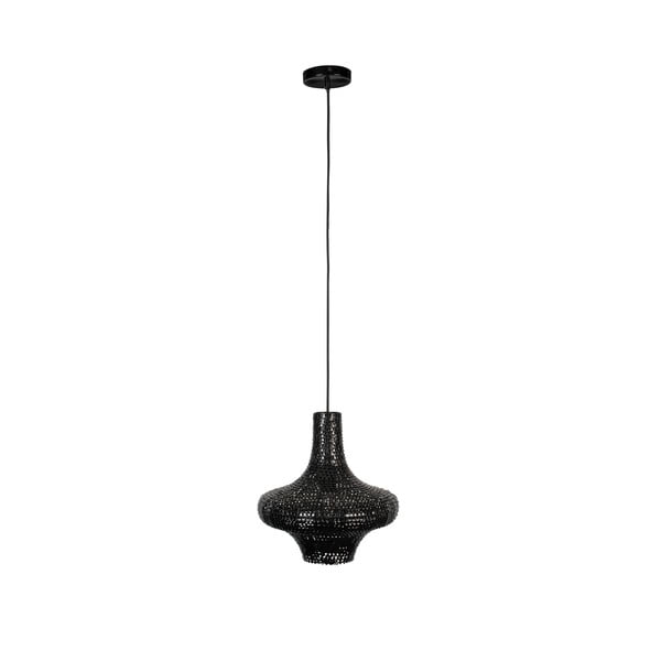 Črna viseča luč Dutchbone Trooper, ø 35 cm