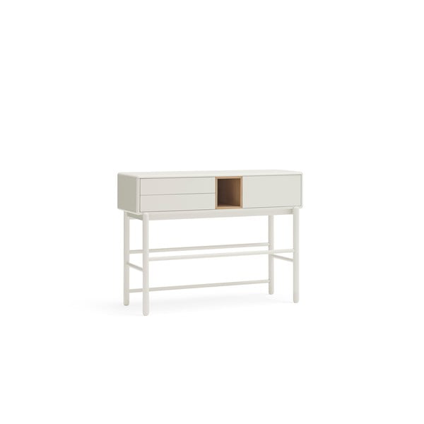 Kremno bela stranska mizica 35x120 cm Corvo – Teulat-image-3