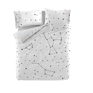 Bombažna prevleka za odejo Blanc Constellation, 140 x 200 cm